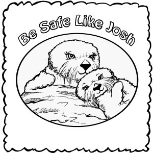 Be Safe Like Josh Coloring Page