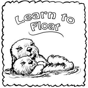 Learn To Float Coloring Page