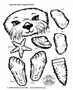 Josh the Otter Paper Sack Puppet